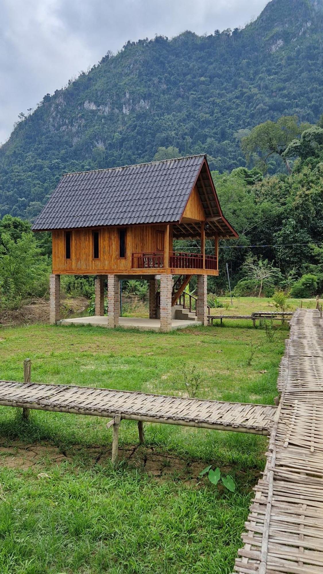 Eco Farm Stay And Hostel Nongkhiaw Exterior foto