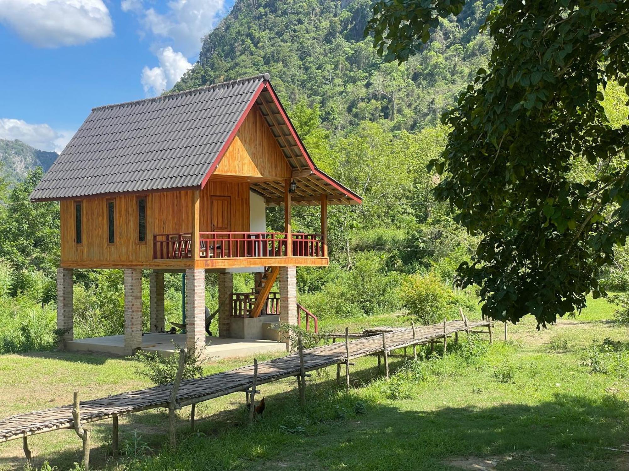 Eco Farm Stay And Hostel Nongkhiaw Exterior foto